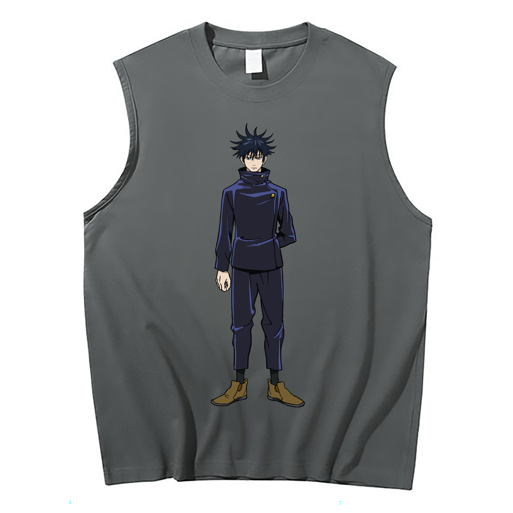 （画像用） 呪術廻戦 Jujutsu Kaisen コットン100％タンクトップ（フロントプリント）